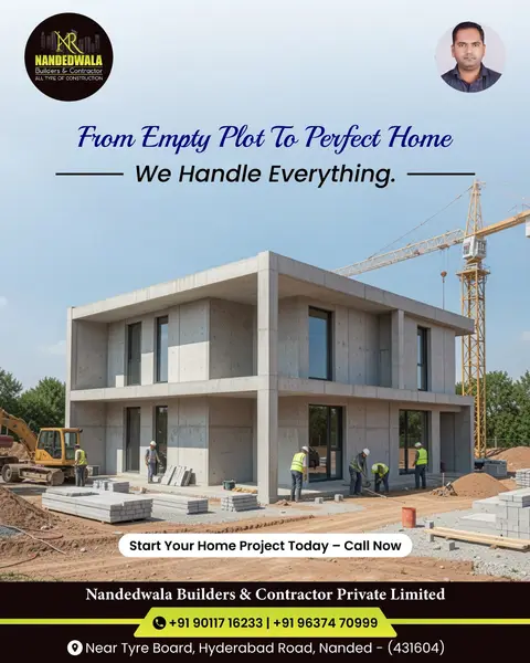 From empty plot to perfect home — we handle everything