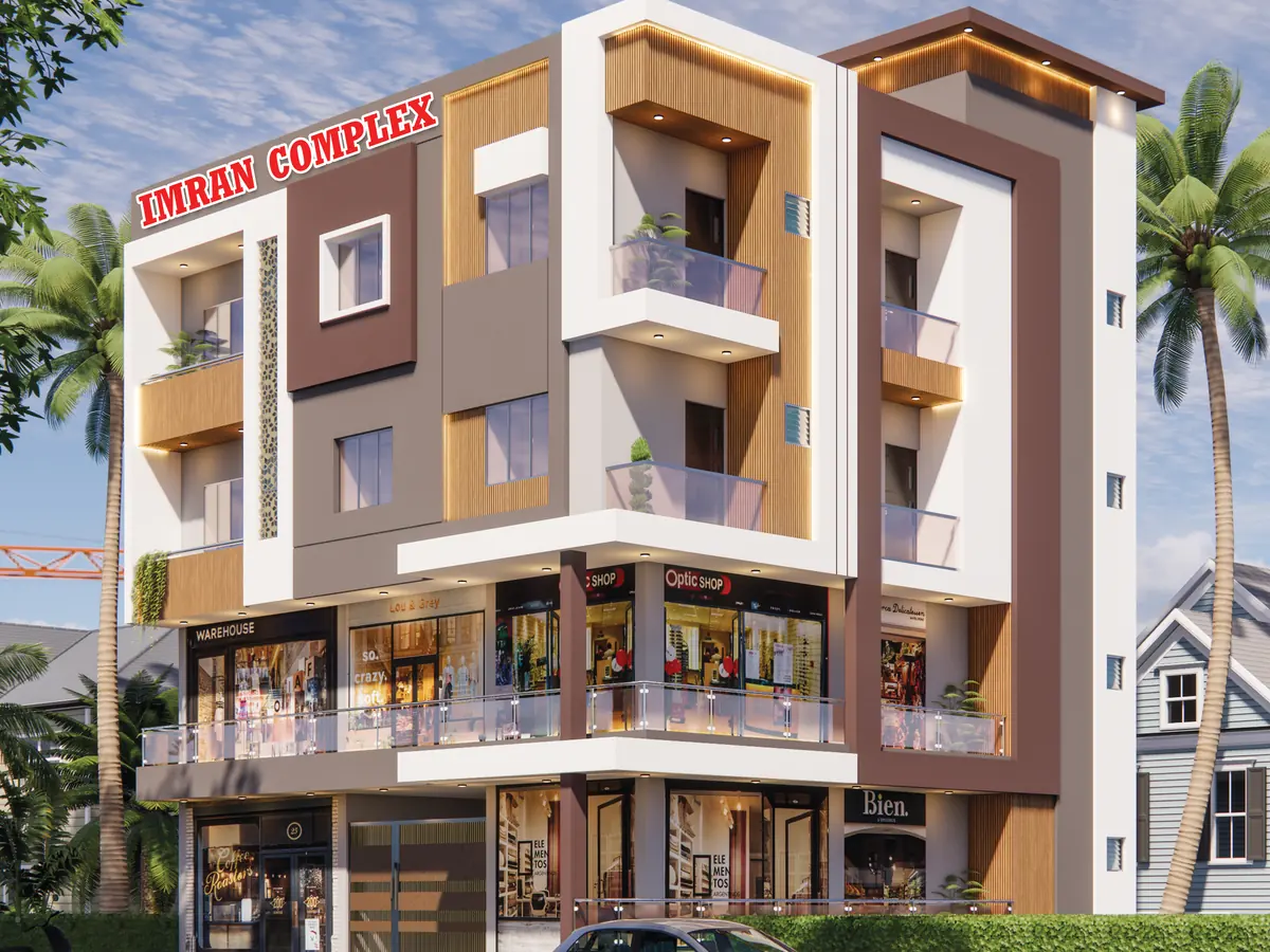 Imran Complex â completed flats and shops building